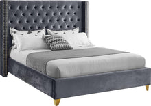 Load image into Gallery viewer, Barolo Grey Velvet Full Bed image
