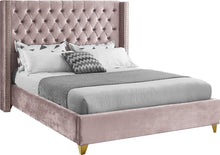 Load image into Gallery viewer, Barolo Pink Velvet Full Bed image
