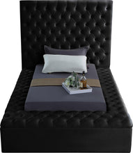 Load image into Gallery viewer, Bliss Black Velvet Twin Bed (3 Boxes)
