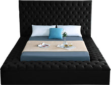 Load image into Gallery viewer, Bliss Black Velvet Full Bed (3 Boxes)
