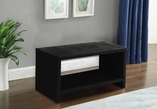 Load image into Gallery viewer, Cleo Black Velvet Night Stand
