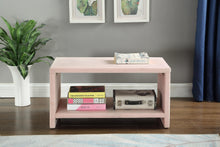 Load image into Gallery viewer, Cleo Pink Velvet Night Stand
