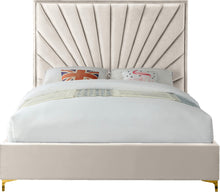 Load image into Gallery viewer, Eclipse Cream Velvet King Bed
