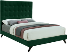 Load image into Gallery viewer, Elly Green Velvet Full Bed image
