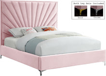 Load image into Gallery viewer, Eclipse Pink Velvet Full Bed
