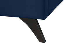 Load image into Gallery viewer, Elly Navy Velvet Full Bed
