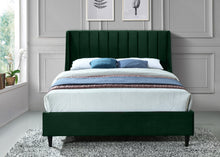 Load image into Gallery viewer, Eva Green Velvet Full Bed
