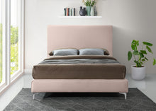 Load image into Gallery viewer, Geri Pink Velvet Full Bed
