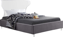 Load image into Gallery viewer, Ghost Grey Velvet Full Bed image
