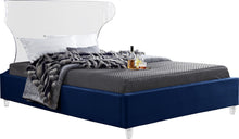 Load image into Gallery viewer, Ghost Navy Velvet Full Bed image
