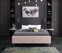 Load image into Gallery viewer, Ghost Pink Velvet Queen Bed
