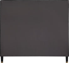 Load image into Gallery viewer, Harlie Black Velvet Full Bed

