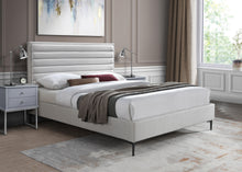 Load image into Gallery viewer, Hunter Cream Linen Queen Bed
