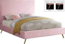 Load image into Gallery viewer, Jasmine Pink Velvet Full Bed image
