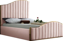 Load image into Gallery viewer, Jolie Pink Velvet King Bed (3 Boxes) image
