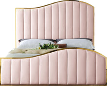 Load image into Gallery viewer, Jolie Pink Velvet King Bed (3 Boxes)
