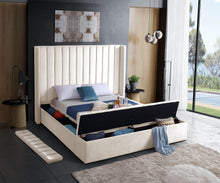 Load image into Gallery viewer, Kiki Cream Velvet King Bed (3 Boxes)
