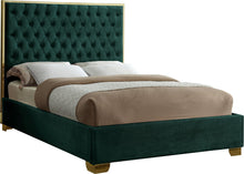 Load image into Gallery viewer, Lana Green Velvet King Bed image

