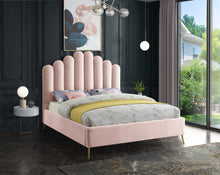 Load image into Gallery viewer, Lily Pink Velvet Full Bed
