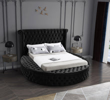 Load image into Gallery viewer, Luxus Black Velvet Full Bed (3 Boxes)
