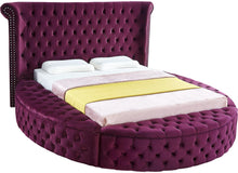 Load image into Gallery viewer, Luxus Purple Velvet Full Bed image
