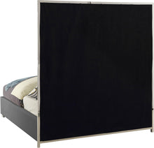 Load image into Gallery viewer, Milan Grey Faux Leather King Bed
