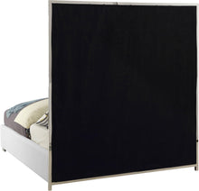 Load image into Gallery viewer, Milan White Faux Leather King Bed
