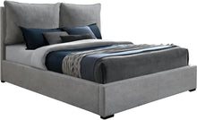 Load image into Gallery viewer, Misha Light Grey Polyester Fabric Full Bed (3 Boxes) image
