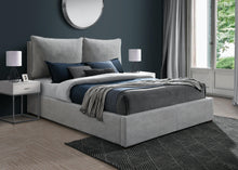 Load image into Gallery viewer, Misha Light Grey Polyester Fabric Full Bed (3 Boxes)
