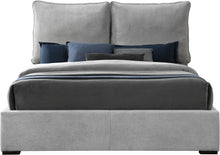 Load image into Gallery viewer, Misha Light Grey Polyester Fabric Full Bed (3 Boxes)
