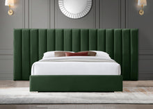 Load image into Gallery viewer, Pablo Green Velvet King Bed
