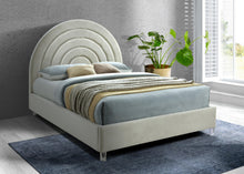 Load image into Gallery viewer, Rainbow Cream Velvet Full Bed
