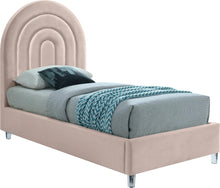 Load image into Gallery viewer, Rainbow Pink Velvet Twin Bed image
