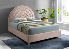 Load image into Gallery viewer, Rainbow Pink Velvet Full Bed
