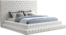 Load image into Gallery viewer, Revel Cream Velvet King Bed (3 Boxes) image
