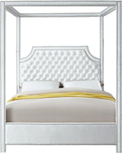 Load image into Gallery viewer, Rowan White Velvet King Bed (3 Boxes)
