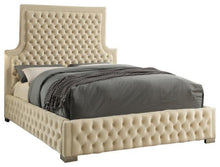 Load image into Gallery viewer, Sedona Cream Velvet King Bed image
