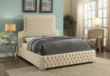 Load image into Gallery viewer, Sedona Cream Velvet King Bed
