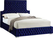 Load image into Gallery viewer, Sedona Navy Velvet King Bed image
