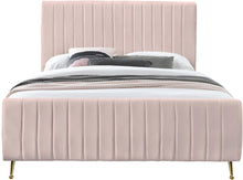 Load image into Gallery viewer, Zara Pink Velvet Queen Bed (3 Boxes)
