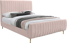 Load image into Gallery viewer, Zara Pink Velvet Full Bed (3 Boxes) image
