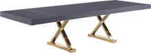 Load image into Gallery viewer, Excel Grey Oak Veneer Lacquer Extendable Dining Table (3 Boxes) image
