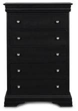 Load image into Gallery viewer, New Classic Belle Rose 5 Drawer Lift Top Chest in Black Cherry
