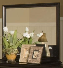 Load image into Gallery viewer, New Classic Belle Rose Landscape Mirror in Black Cherry Finish
