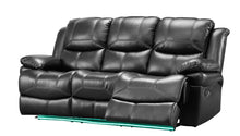 Load image into Gallery viewer, New Classic Flynn Dual Sofa (Lights) in Premier Black image
