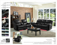 Load image into Gallery viewer, New Classic Flynn Console Loveseat (Lights) in Premier Black
