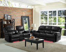 Load image into Gallery viewer, New Classic Flynn Console Loveseat (Lights) in Premier Black
