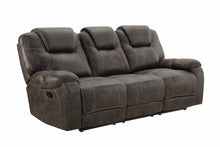 Load image into Gallery viewer, New Classic Furniture Anton Dual Recliner Sofa in Chocolate image
