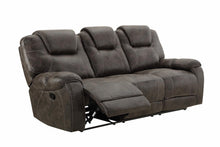 Load image into Gallery viewer, New Classic Furniture Anton Dual Recliner Sofa with Power Footrest in Chocolate
