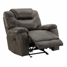 Load image into Gallery viewer, New Classic Furniture Anton Glider Recliner with Power Footrest in Chocolate
